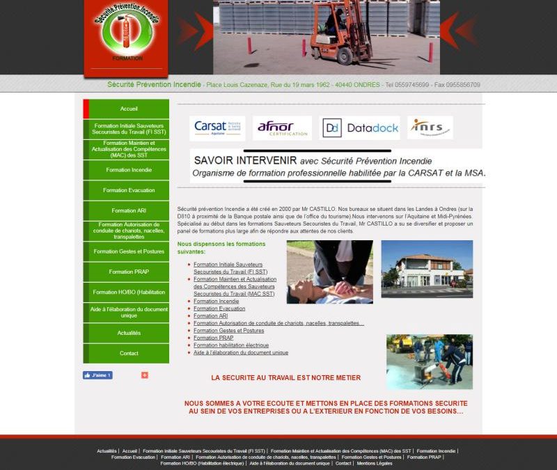 Sécurité prévention Incendie